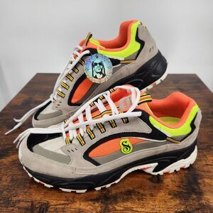 Skechers x Snoop‎ Dogg Stamina - SNOOP '91  Gray/Orange - Size 11.5 - New WOB